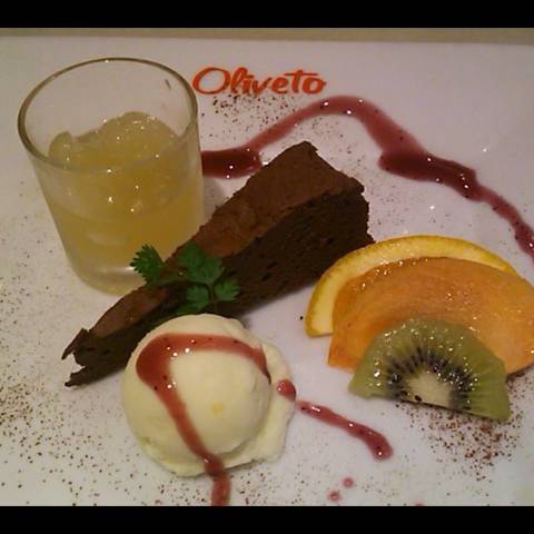 デザートの盛合せ