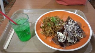 とろりん焼き＆やきそばハーフセット