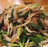 レバニラ炒め・餃子の定食