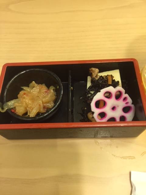 和え物と煮物（お通し）