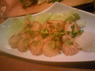 まぐろ大トロわさび焼き