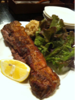 鶏ももの炭火焼き