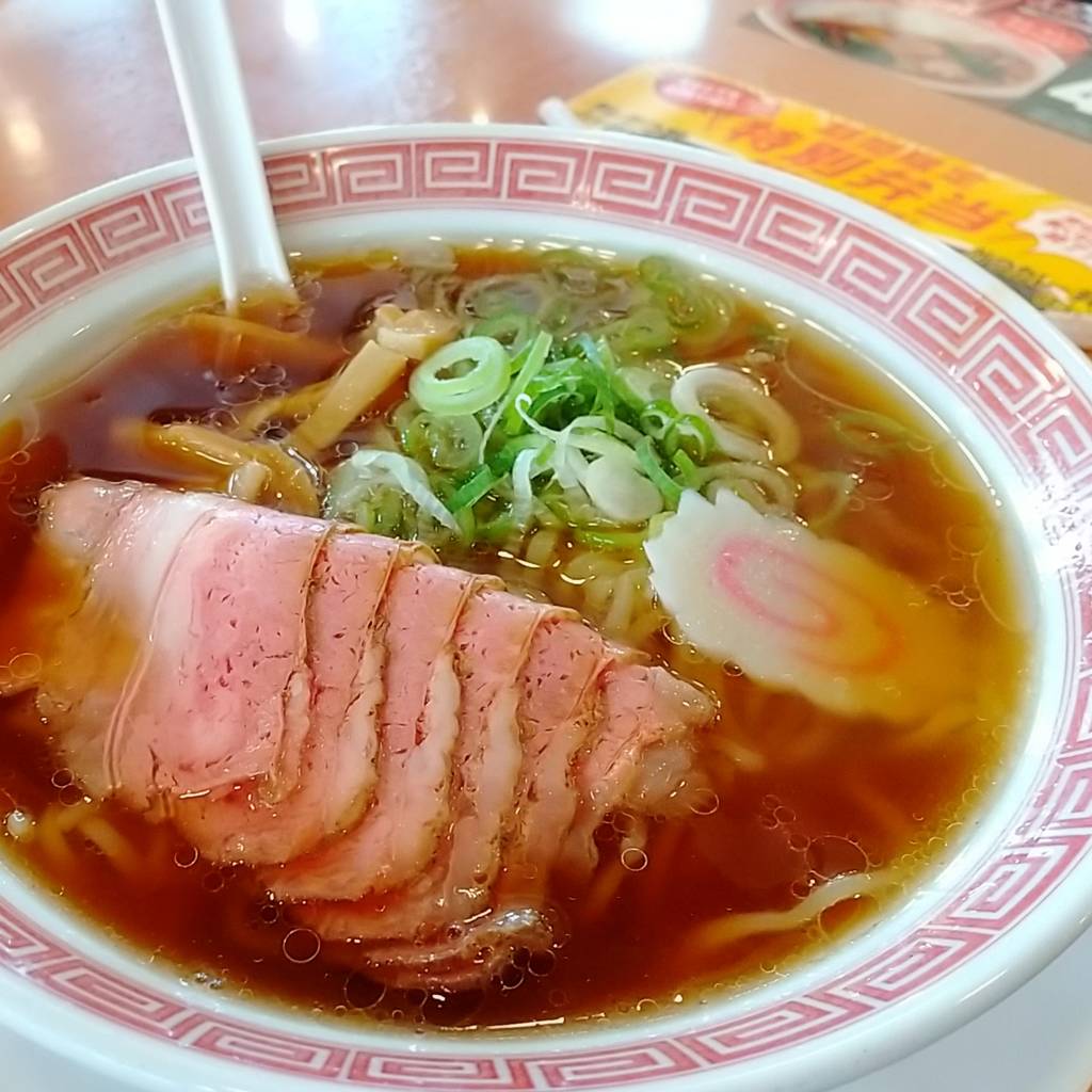 ローストビーフ入り醤油ラーメン