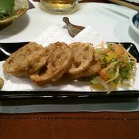 レンコンのはさみ揚げ