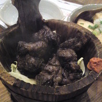 桶焼き　牛中落ちカルビ