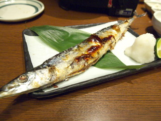 秋刀魚の塩焼き