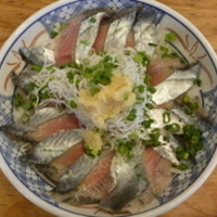 秋刀魚シラス丼