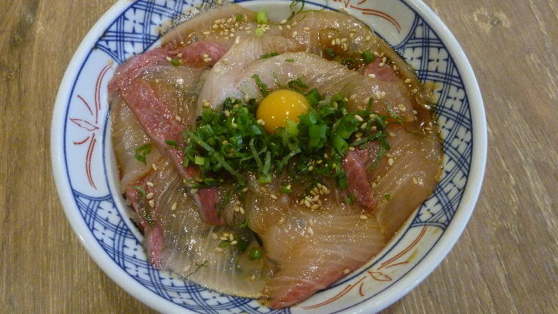 カンパチの漬け丼