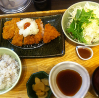 梅おろしチキンカツ定食