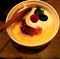 きび糖のクレームブリュレ