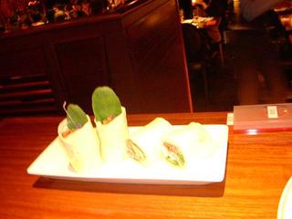 ソフトシェルクラブのトルティーヤ