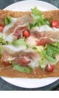 自家製生ハムのガレット