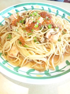 スモークサーモンといくら