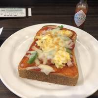 珈琲館のピザトースト