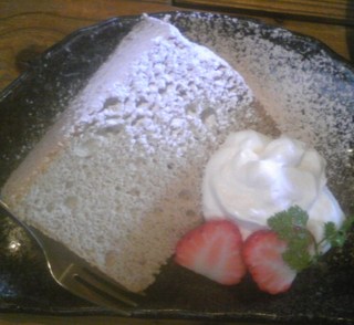 そば粉のシフォンケーキ