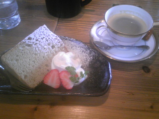 そば粉のシフォンケーキ