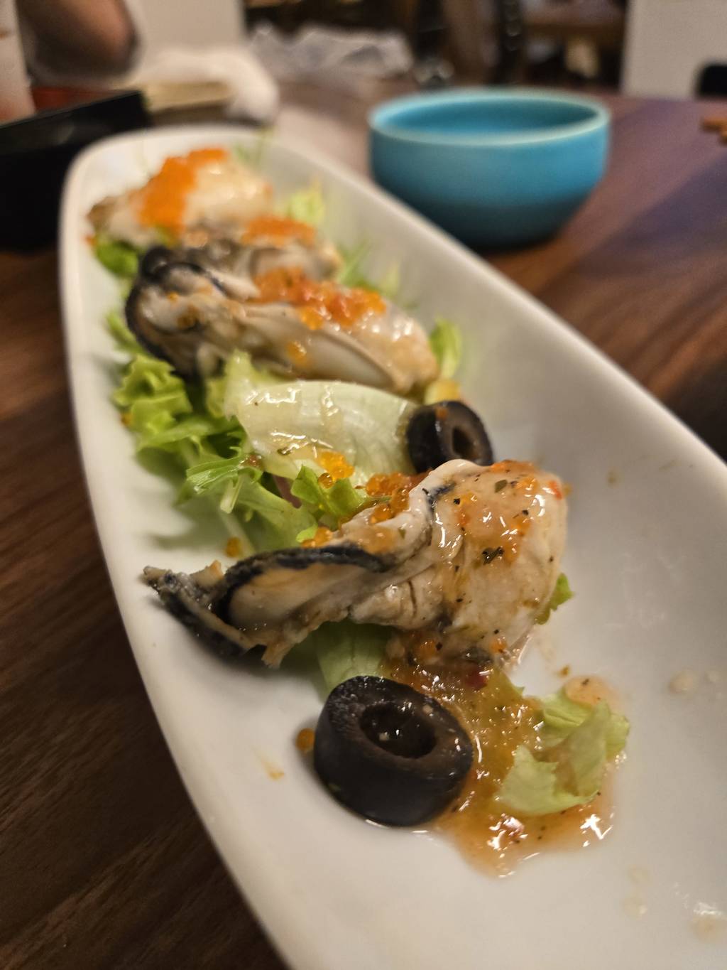 牡蠣のカルパッチョ