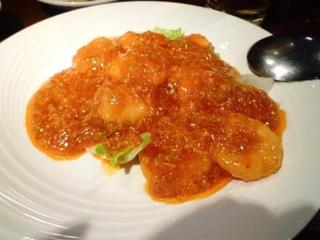 芝海老のチリソース煮