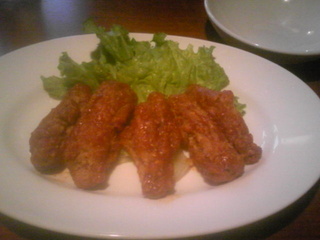 スパイシーチキンウィング