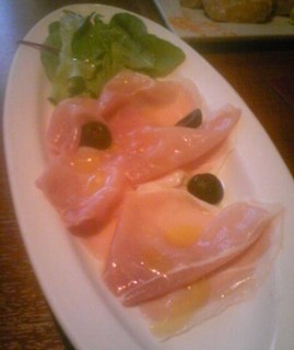 生ハムのプロシュート