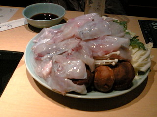 泳ぎてっちり（とらふぐ鍋）