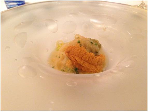 ウニと赤なすのカッペリーニ