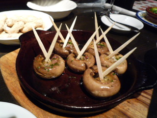 マッシュルームの鉄板焼き