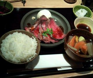 総料理長自慢の特製ローストビーフ膳