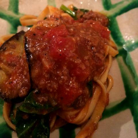 ランチパスタのボロネーゼ