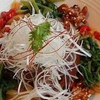 焼鴨と野菜の冷麺
