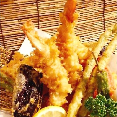 天ぷらの盛り合わせ