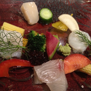 野菜とお魚のお造り