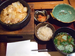 比内地鶏の親子丼定食