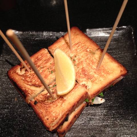 絶品！！鯖サンド