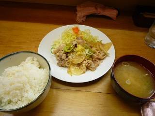 生姜焼き定食～塩だれ～