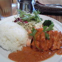 鶏肉のレッドカレーソース