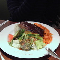 ハンバーグのトルコライス