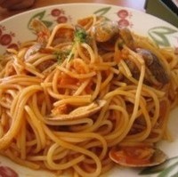 アサリとトマトのスパゲッティ