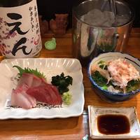 マグロとカンパチの刺身 