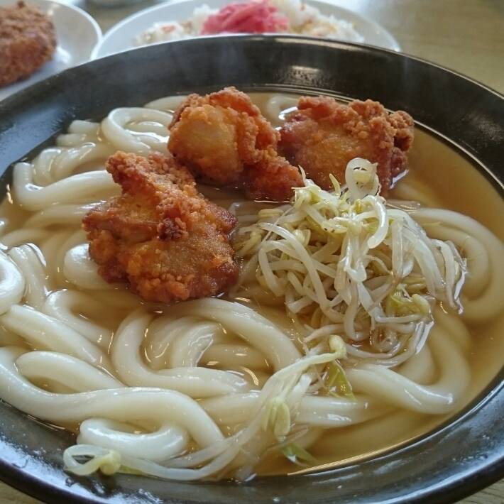 唐揚げうどん