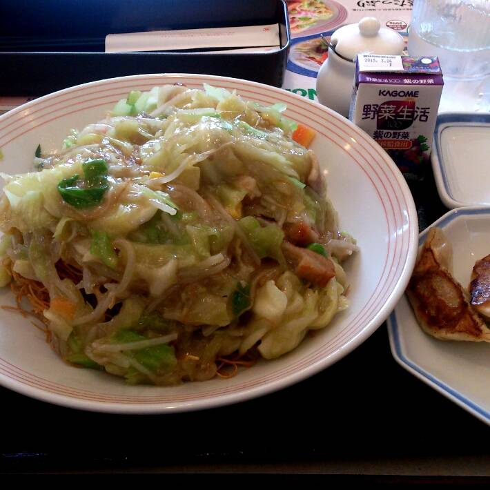 野菜たっぷり皿うどん