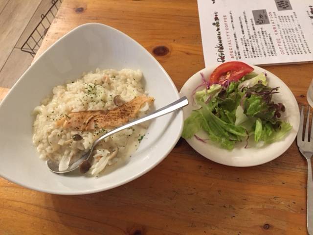 サーモンリゾット