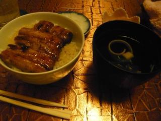 鰻丼ハーフ・鰻茶漬け