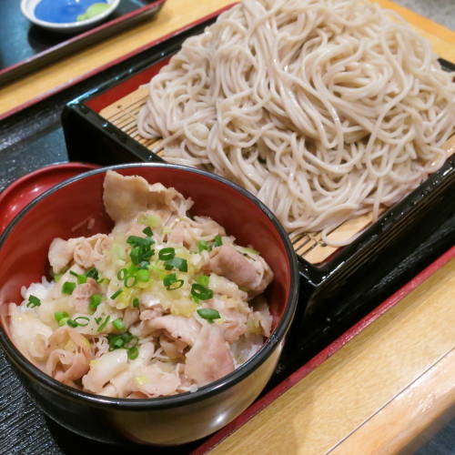 ネギ豚丼セット