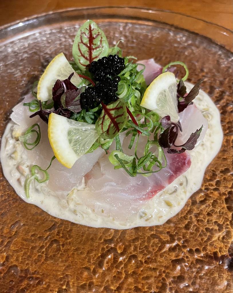 真鯛のカルパッチョ