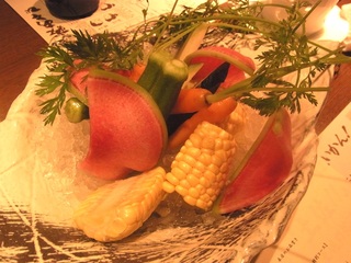 農園野菜のバーニャカウダ