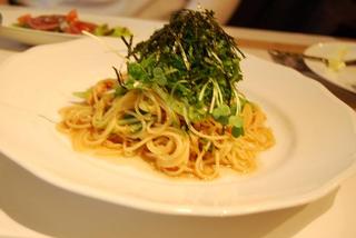 カイワレの和風パスタ