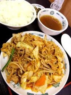 バクダン炒め定食