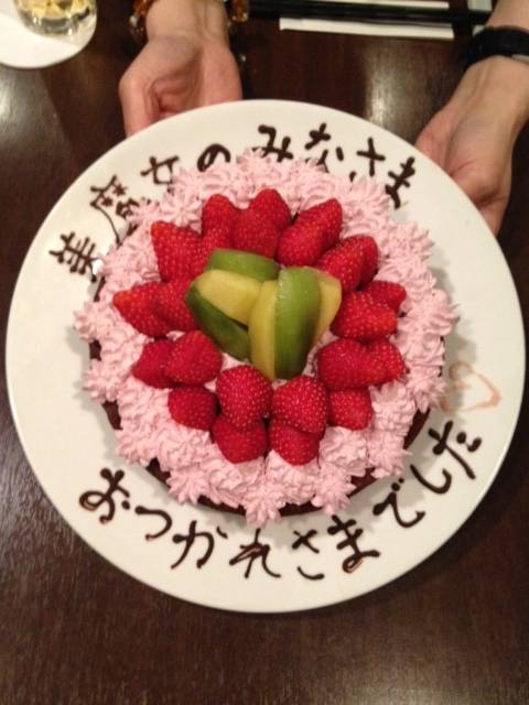 デザートのケーキ