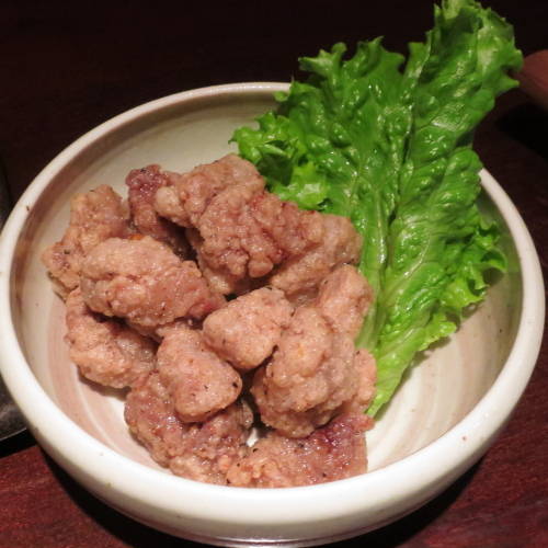 鹿肉の唐揚げ